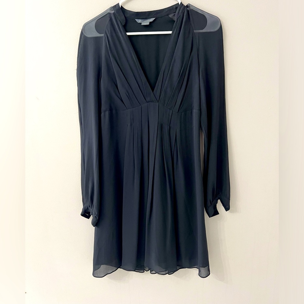 Armani exchange sheer black dress size 4